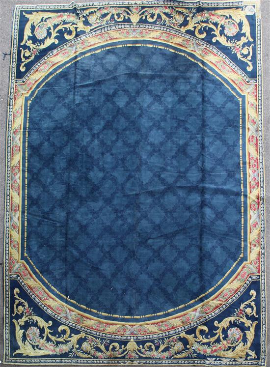 A large Savonnerie carpet, 22ft 9in by 17ft.